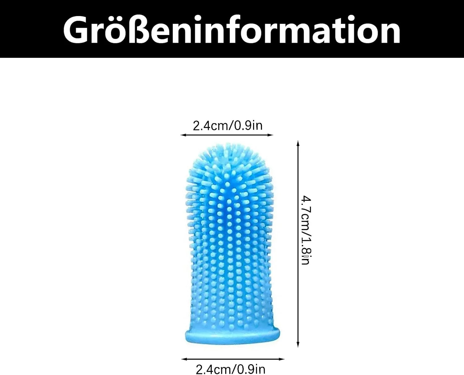 مجموعه ۴ عددی مسواک سگ، مسواک ۳۶۰ درجه تمیز کننده دندان حیوانات خانگی، مسواک انگشتی برای سگ ها، توله سگ ها، گربه ها و حیوانات خانگی کوچک مراقبت از دندان (آبی، صورتی)
