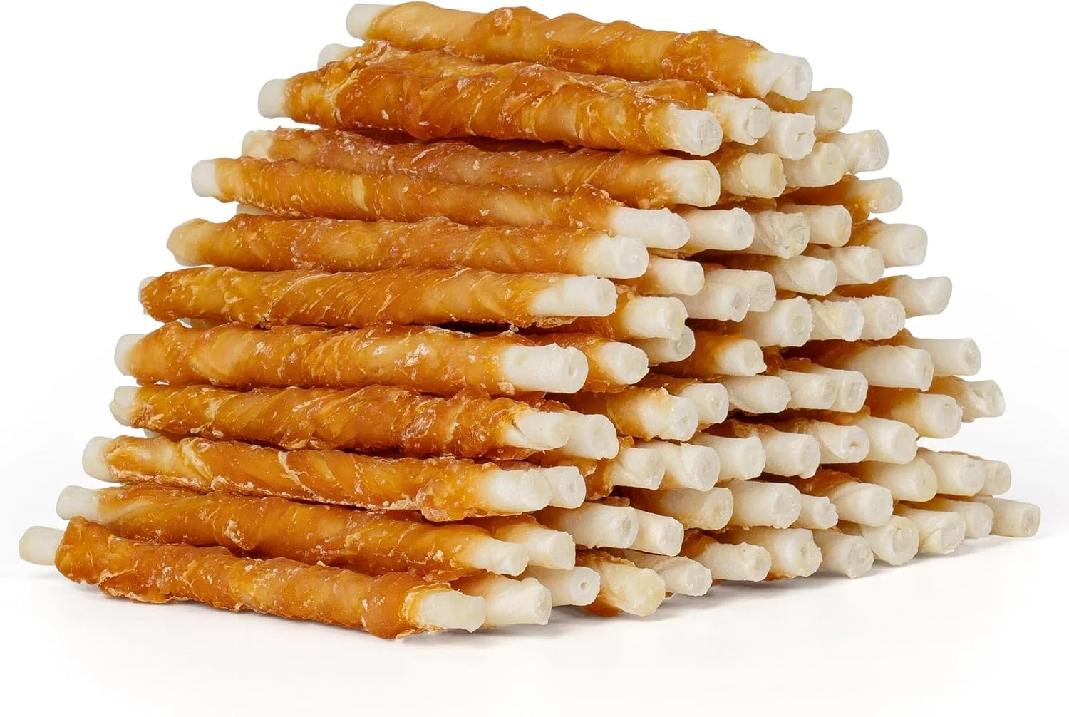 تشویقی سگ MON2SUN، استخوان های جویدنی با طعم مرغ، مناسب برای توله سگ و سگ های کوچک، 5 اینچی (مرغ، بسته 75 عددی)