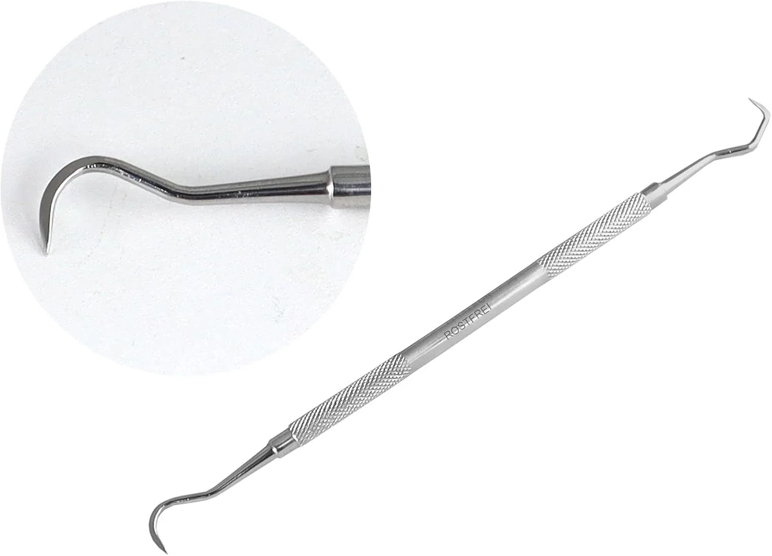 ابزار جرم گیر دندان سگ InstrumenteNRW، تمیز کننده دندان حیوانات خانگی، جایگزین مسواک، استیل ضد زنگ، برای تمیز کردن دندان حیوانات خانگی، مراقبت از دندان، جرم گیر (مدل 22)