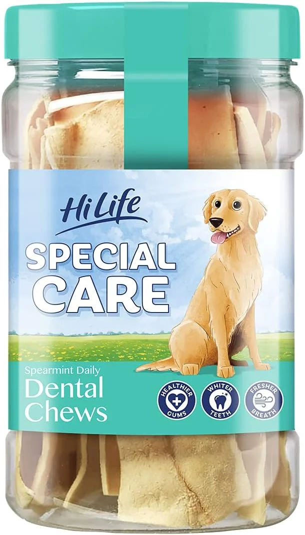 تشویقی های روزانه مراقبت ویژه دندان سگ با طعم نعناع، 180 گرم های لایف
