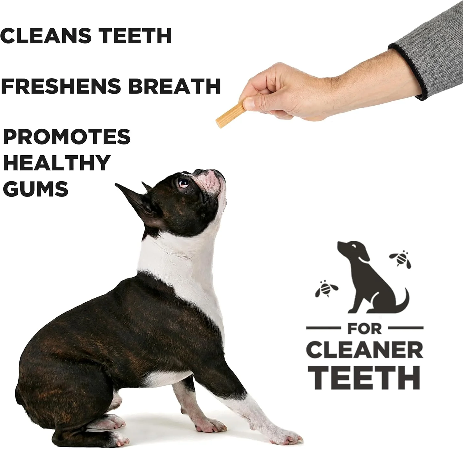 تشویقی های جویدنی هایو برای سگ های کوچک، بسته 2 عددی - سالم، دارای تاییدیه پروژه غیر تراریخته، با طعم کره بادام زمینی طبیعی، جویدنی های گیاهی طبیعی، ساخت ایالات متحده آمریکا (چوب های جویدنی، نژادهای کوچک)