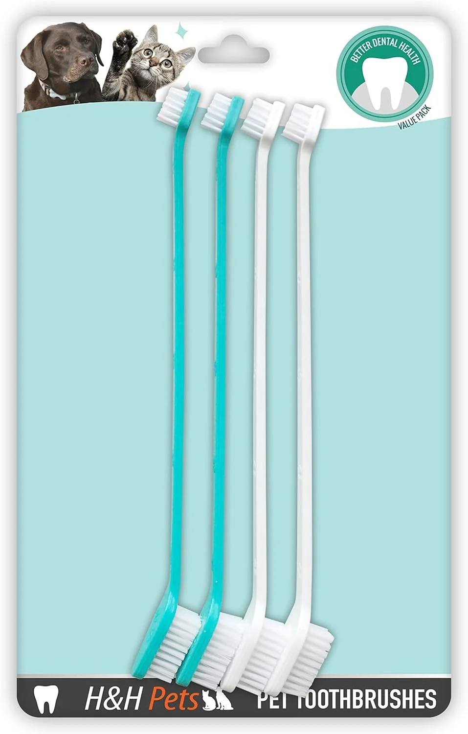 مسواک سگ و گربه H&H Pets از بزرگ تا کوچک | بهترین سری مسواک حرفه ای سگ و گربه با گزینه های طراحی و اندازه های متنوع