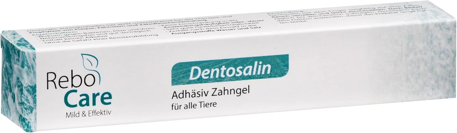 ژل چسبنده دندان ReboCare Dentosalin برای حیوانات خانگی ECA، 20 میلی لیتر | جرم و پلاک دندان