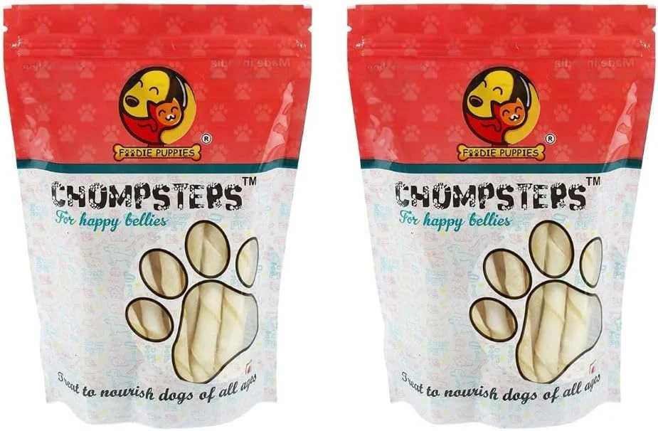 استخوان های جویدنی سگ Foodie Puppies مدل Twisted BarkSticks (2 کیلوگرم)