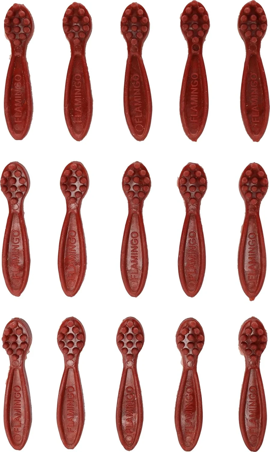مسواک گیاهی فلامینگو با طعم توت فرنگی، 7.5 سانتی متر، بسته 15 عددی، 120 گرم
