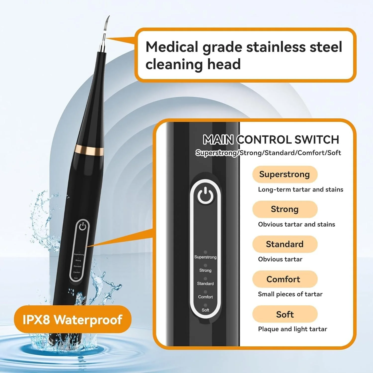 از بین برنده پلاک دندان سگ برای مراقبت از دندان (کیت تمیز کننده سیاه)