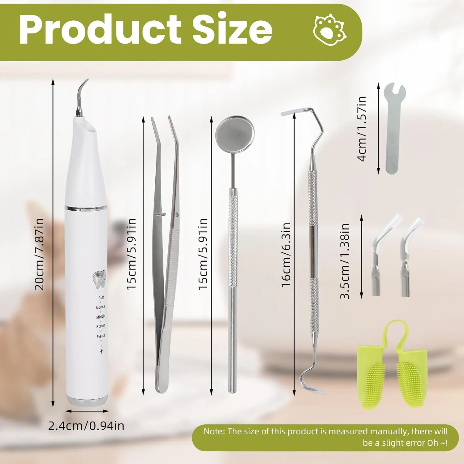 دستگاه جرم گیر دندان سگ، محصولات تمیز کننده دندان حیوانات خانگی با نور LED، کیت مسواک زدن دندان حیوانات خانگی برای از بین بردن جرم و پلاک، 5 حالت تمیز کردن، قابل شارژ