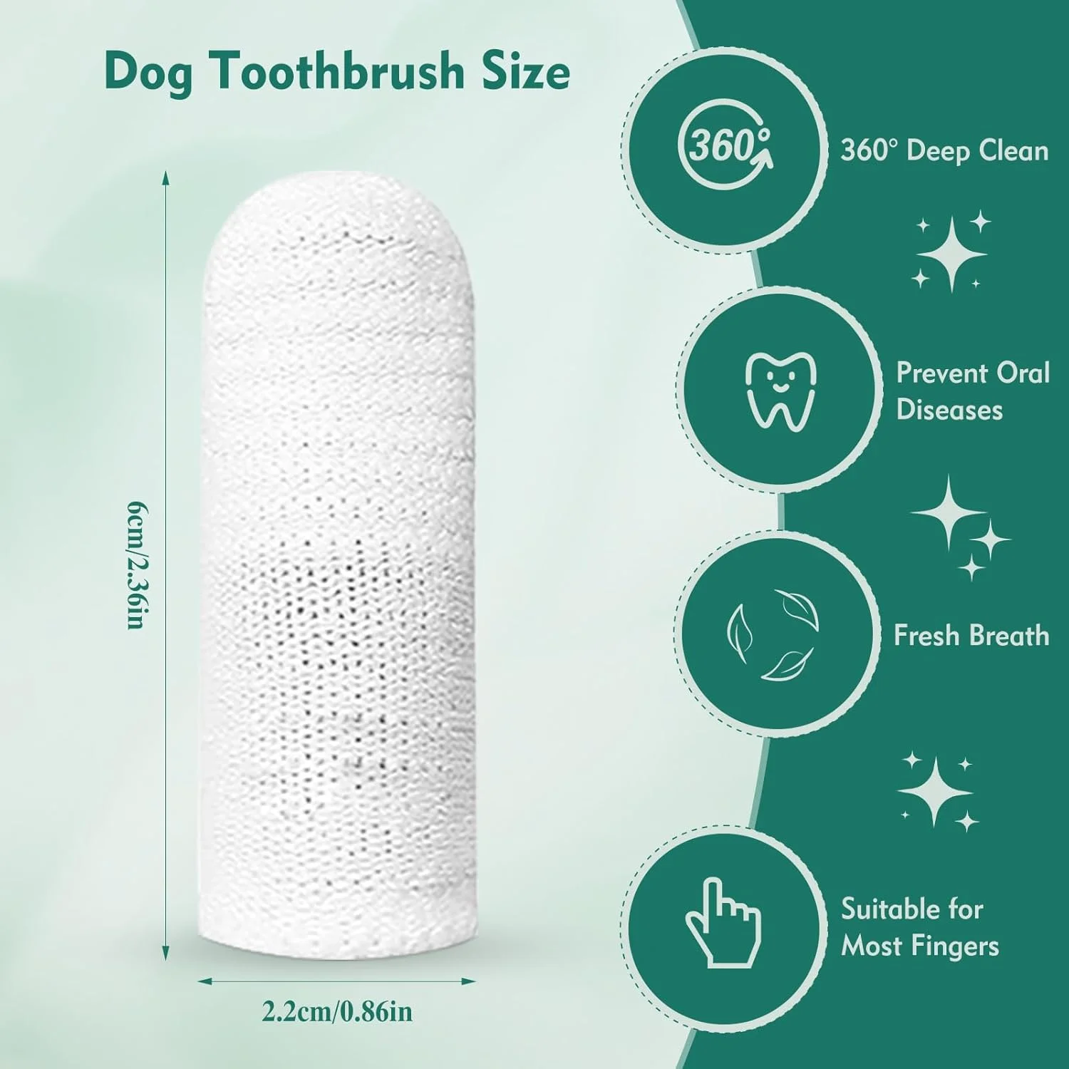 مسواک انگشتی سگ