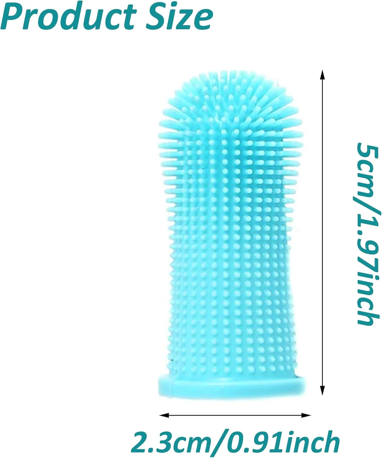 مسواک سگ، کیت مسواک زدن 360 درجه سگ، مسواک گربه، مسواک انگشتی سیلیکونی برای حیوانات خانگی کوچک و بزرگ، مراقبت از دندان و تمیز کردن دندان، مراقبت از دندان گربه