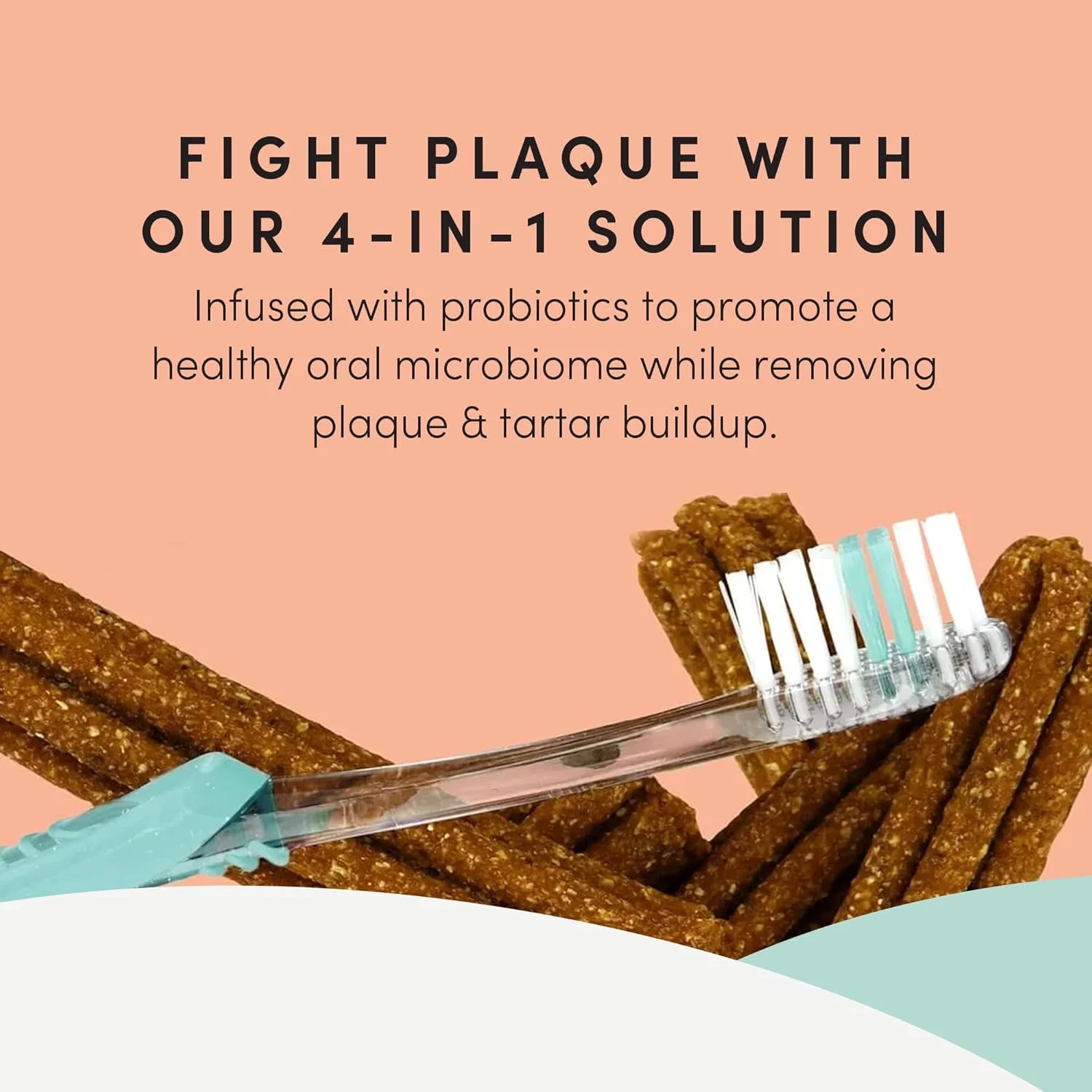 استیک‌های دندانی مراقبت کامل دهان کرامپس نچرالز مدل Plaque Busters Advanced وزن 270 گرم