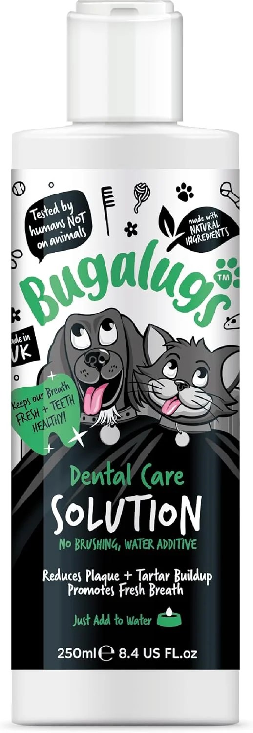 محلول افزودنی آب مراقبت از دندان باگالوگز برای سگ ها و گربه ها - 490 میلی لیتر