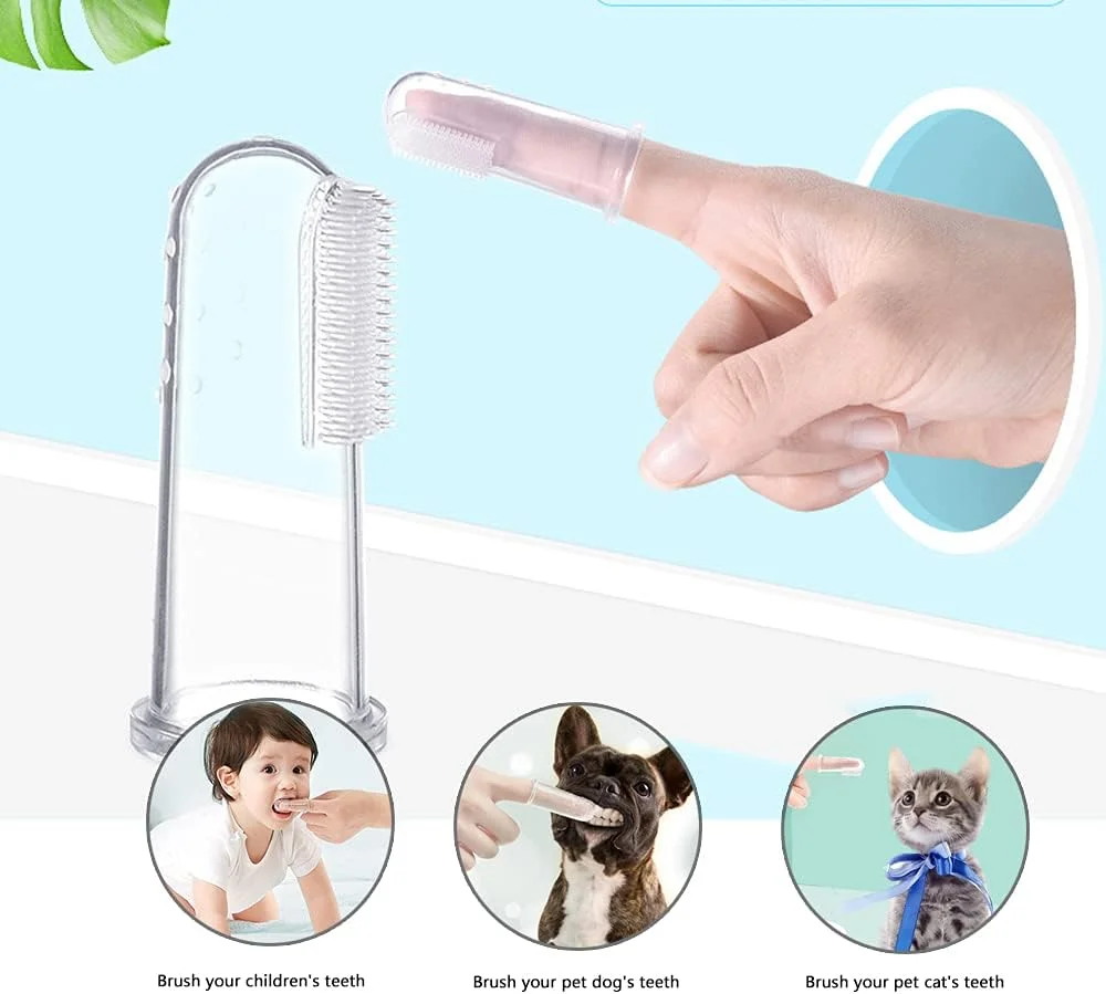 ایکس ایکس اس زینگسویی، 4 عدد مسواک انگشتی سیلیکونی نرم، تمیز کننده و مراقبت از دندان، همراه با 1 جعبه نگهداری ایکس ایکس اس زینگسویی، 4 عدد مسواک انگشتی سیلیکونی نرم، تمیز کننده و مراقبت از دندان، همراه با 1 جعبه نگهداری