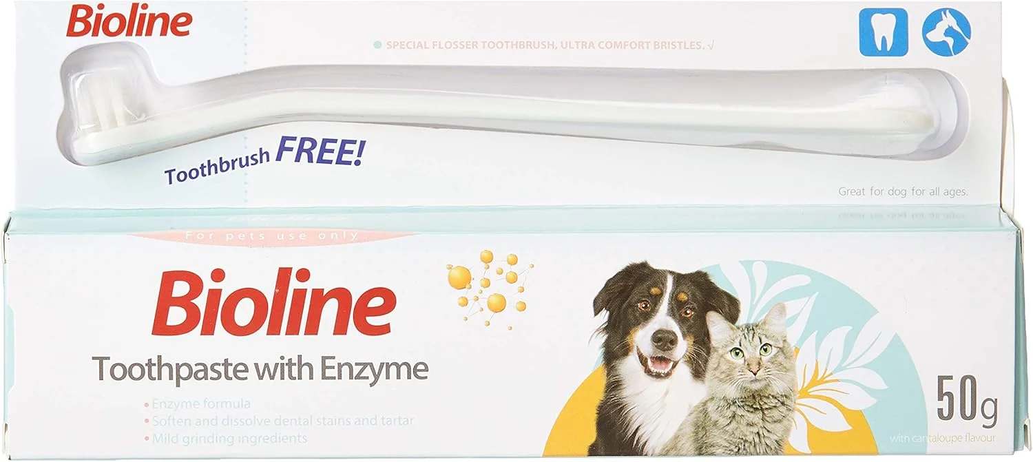 خمیر دندان آنزیم دار بهداشتی بایولاین 50 گرمی، چند رنگ