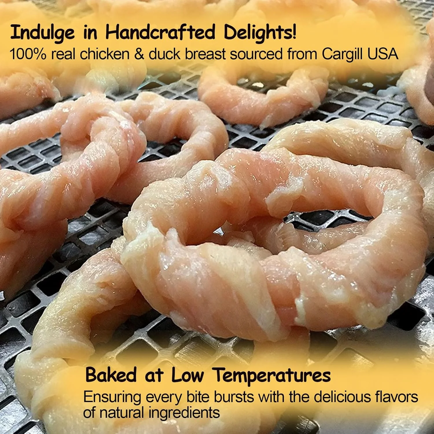 تشویقی سگ ASMPET، استخوان های جویدنی بادوام با طعم مرغ و اردک، بدون غلات، مناسب برای تمیز کردن دندان نژادهای کوچک، متوسط و بزرگ (بسته 4 عددی)