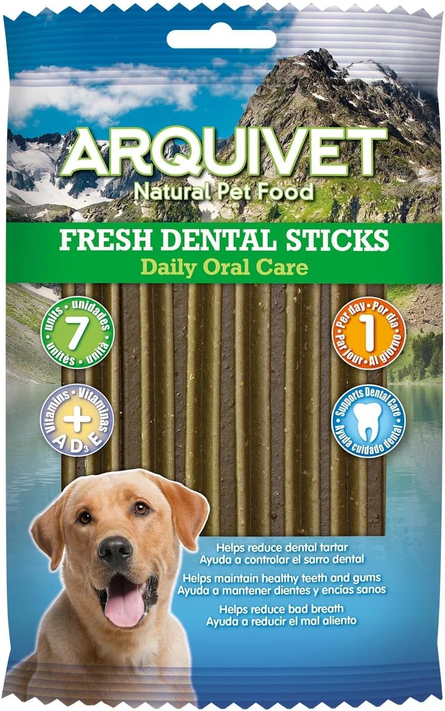 تشویقی دندانی سگ آرکوییت با طعم نعناع، 7 عدد، 140 گرم