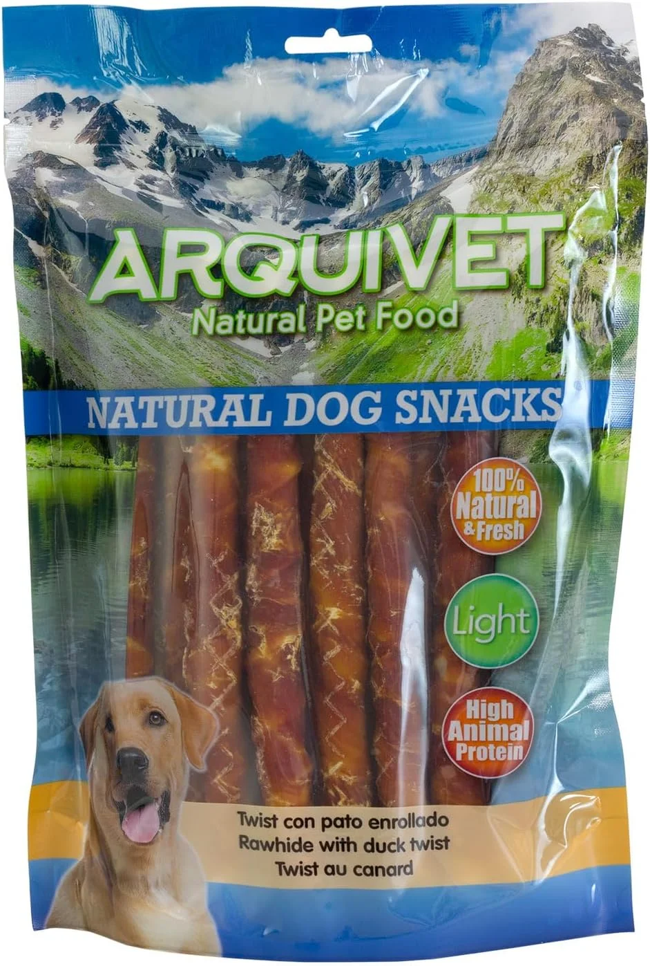 آرکویت اسنک غلتکی اردک، 24 سانتی متر، 1 کیلوگرم، اسنک طبیعی