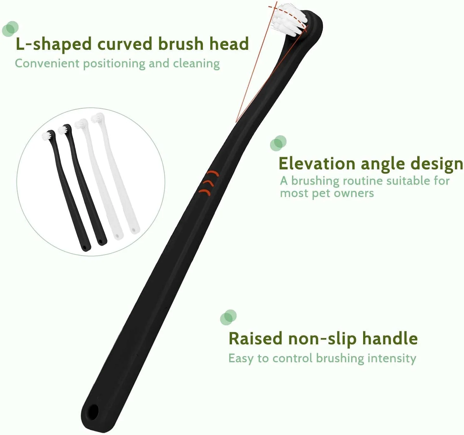 4 عدد مسواک کوچک سگ، مسواک حیوانات خانگی، مسواک نرم مینی گربه، مسواک توله سگ، مسواک سگ مسافرتی قابل حمل، مسواک بچه گربه، کیت تمیز کننده عمیق مینی سر برای سگ و گربه کوچک، توله سگ، بچه گربه