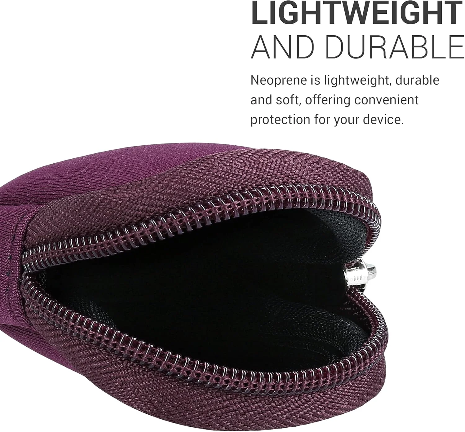 کیف نئوپرن kwmobile سازگار با Bosch Kiox - کیف زیپ دار برای صفحه نمایش دوچرخه - بری