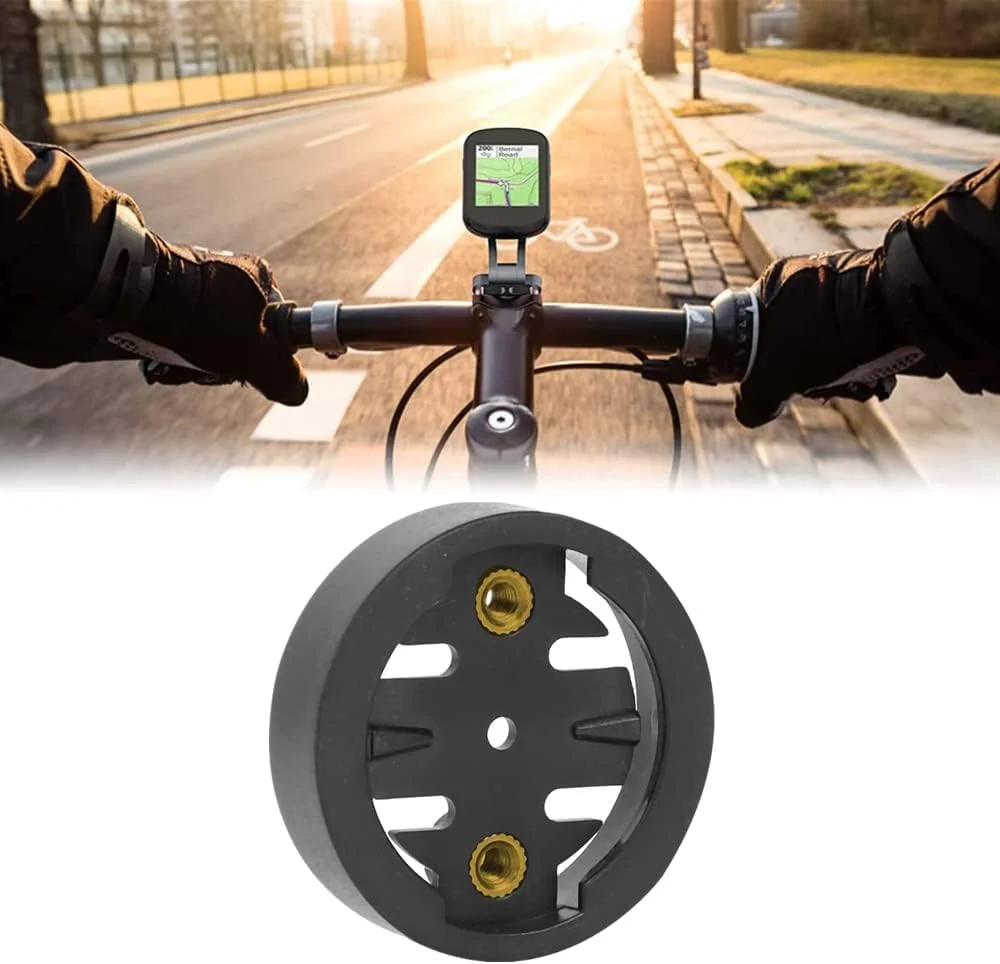 آداپتور پایه کامپیوتر دوچرخه، آداپتور نصب کامپیوتر روی درپوش بالایی کرپی فرمان دوچرخه برای کامپیوترهای دوچرخه گارمین، برایتون و کاتی