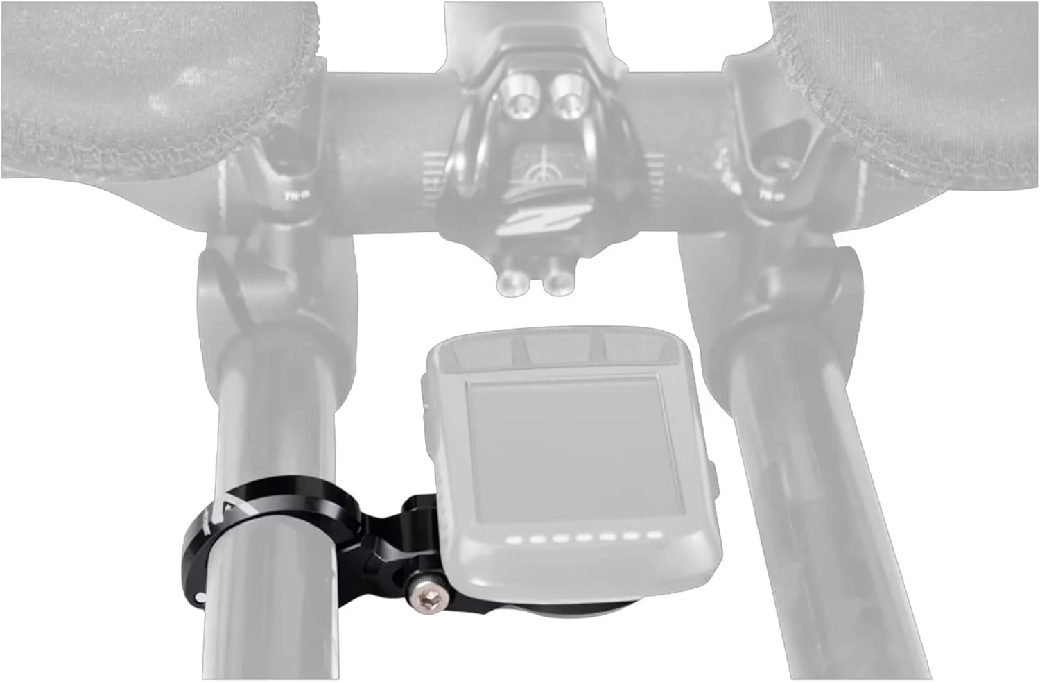 نگهدارنده اسپورت K-Edge Unisex - Adult WahooELEMNT، آنودایز مشکی، 22.2 میلی متر