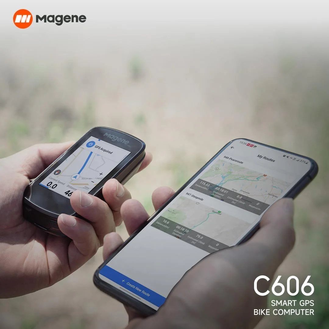 کامپیوتر دوچرخه هوشمند GPS مدل MAGENE C606 کامپیوتر دوچرخه هوشمند GPS مدل MAGENE C606