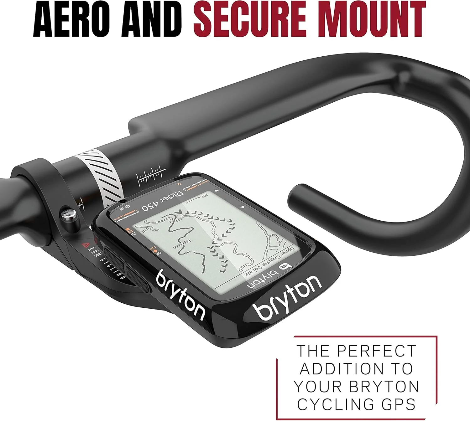 نگهدارنده دوچرخه برای کامپیوترهای Bryton سازگار با مدل های مختلف Bryton Ryder 15, 10, Aero 60, 310, 330, 410, 420 و Rider 860