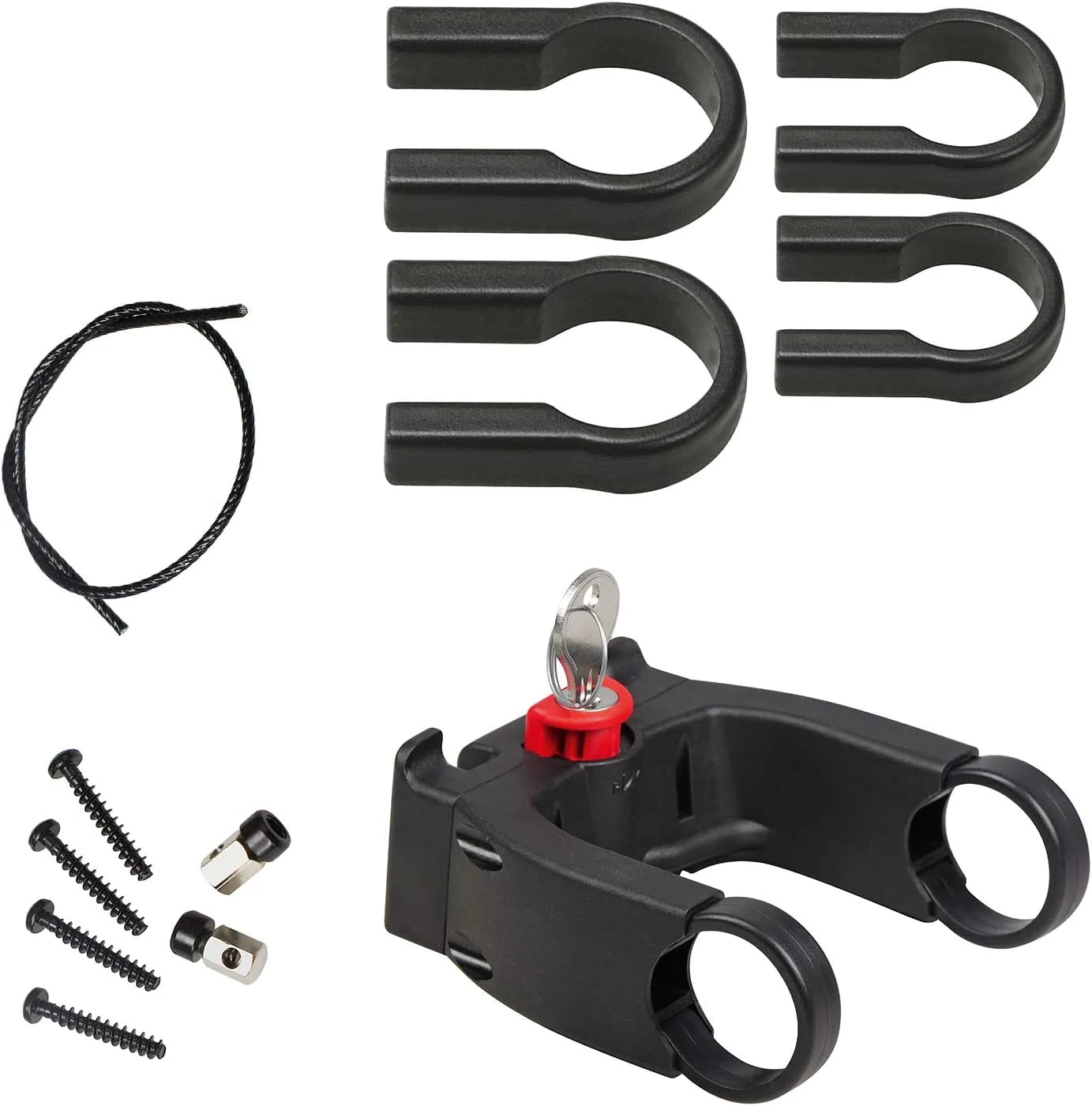 آداپتور فرمان Klickfix مدل E به همراه قفل برای دوچرخه های برقی دارای نمایشگر، یونیورسال، مناسب برای فرمان های با قطر 22-26 میلی متر و فرمان های بزرگ با قطر 31.8 میلی متر آداپتور فرمان Klickfix مدل E به همراه قفل برای دوچرخه های برقی دارای نمایشگر، یونیورسال، مناسب برای فرمان های با قطر 22-26 میلی متر و فرمان های بزرگ با قطر 31.8 میلی متر