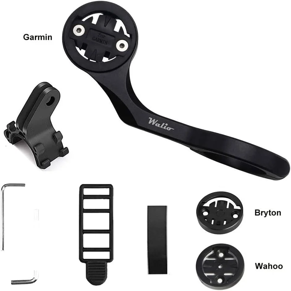 نگهدارنده جلویی فرمان دوچرخه Igpsport S80 سازگار با Garmin Edge 200/500/510/520/800/810/820/1000 و IGPSPORT iGS20E/iGS10/iGS50E/iGS60، آداپتور S81 برای چراغ ها و دوربین ها