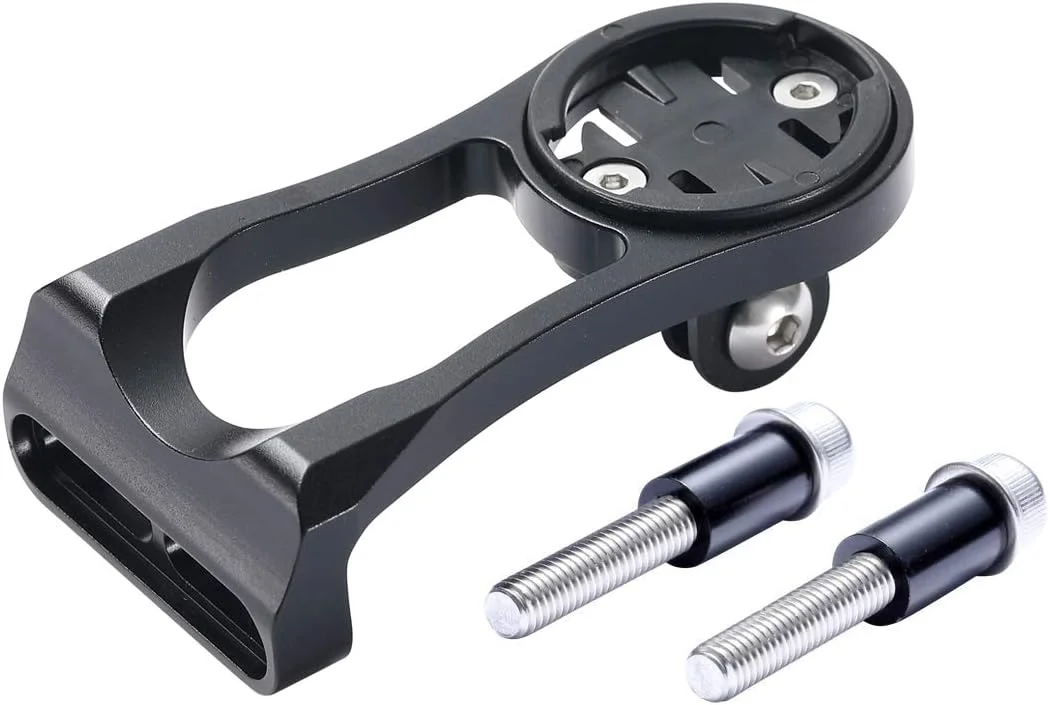 پایه چند منظوره جلوی فرمان دوچرخه، شامل پایه کامپیوتر دوچرخه، نگهدارنده دوربین اکشن GoPro و نگهدارنده چراغ جلو، سازگار با Garmin Edge 200 500 510 520 800 810 820 1000 1030