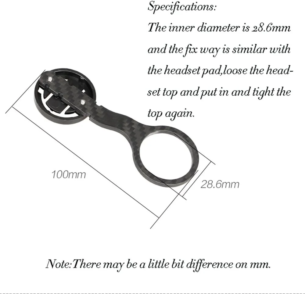 نگهدارنده کامپیوتر دوچرخه GUB از جنس فیبر کربن، مناسب برای Garmin CATEYE و iGPSPORT، پایه نگهدارنده کامپیوتر دوچرخه کوهستان و جاده