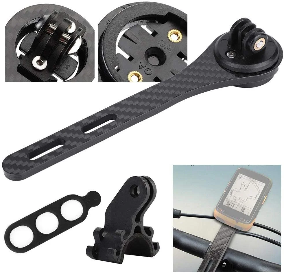 نگهدارنده یکپارچه جلوی فرمان آیرو برای Garmin Bryton، نگهدارنده کامپیوتر دوچرخه فیبر کربنی یکپارچه