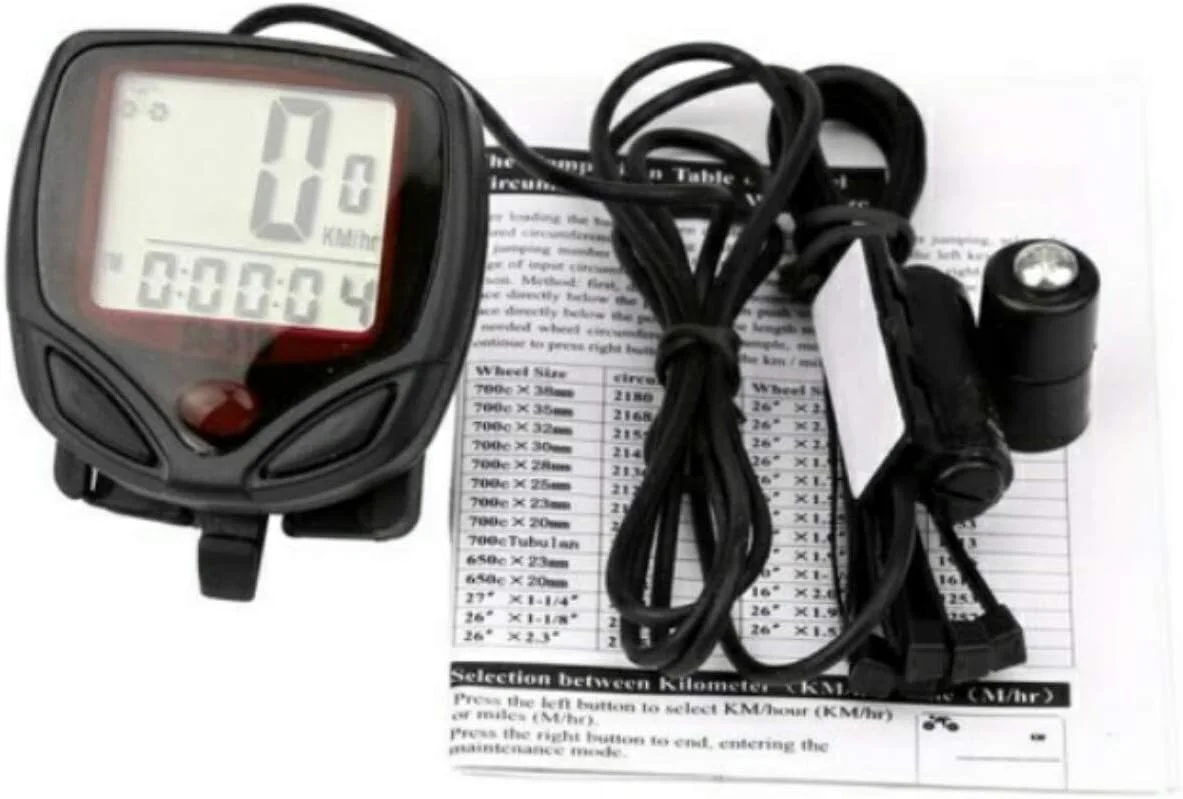 کامپیوتر دوچرخه 15 کاره، کیلومتر شمار، سرعت سنج دیجیتال LCD ضد آب کامپیوتر دوچرخه 15 کاره، کیلومتر شمار، سرعت سنج دیجیتال LCD ضد آب