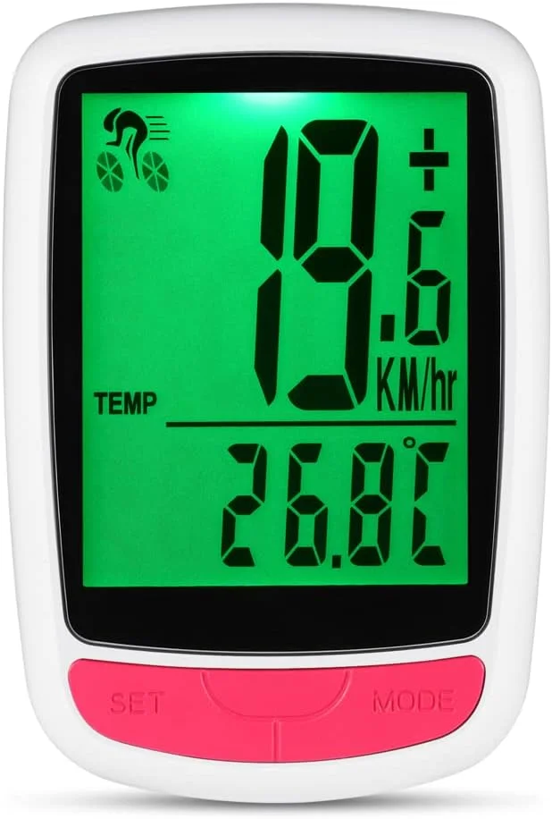 کامپیوتر دوچرخه بی سیم Fawoonu، کیلومتر شمار ضد آب دوچرخه با سنسور سرعت، نور پس زمینه LED و روشن شدن خودکار