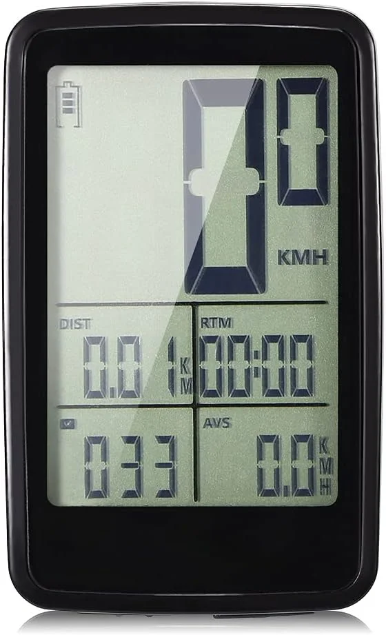 کامپیوتر دوچرخه Eacam - سرعت سنج دوچرخه قابل شارژ ضد آب بی سیم با صفحه نمایش LCD و عملکردهای چندگانه