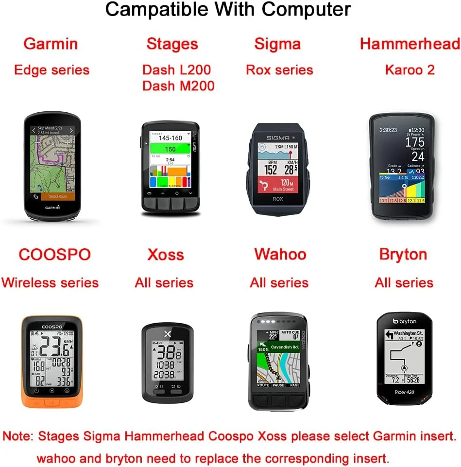 نگهدارنده قابل تنظیم دوچرخه Cestbon سازگار با Garmin Edge Wahoo Elemnt Bryton Rider Stages Dash، پایه ترکیبی با دوربین و چراغ جلو