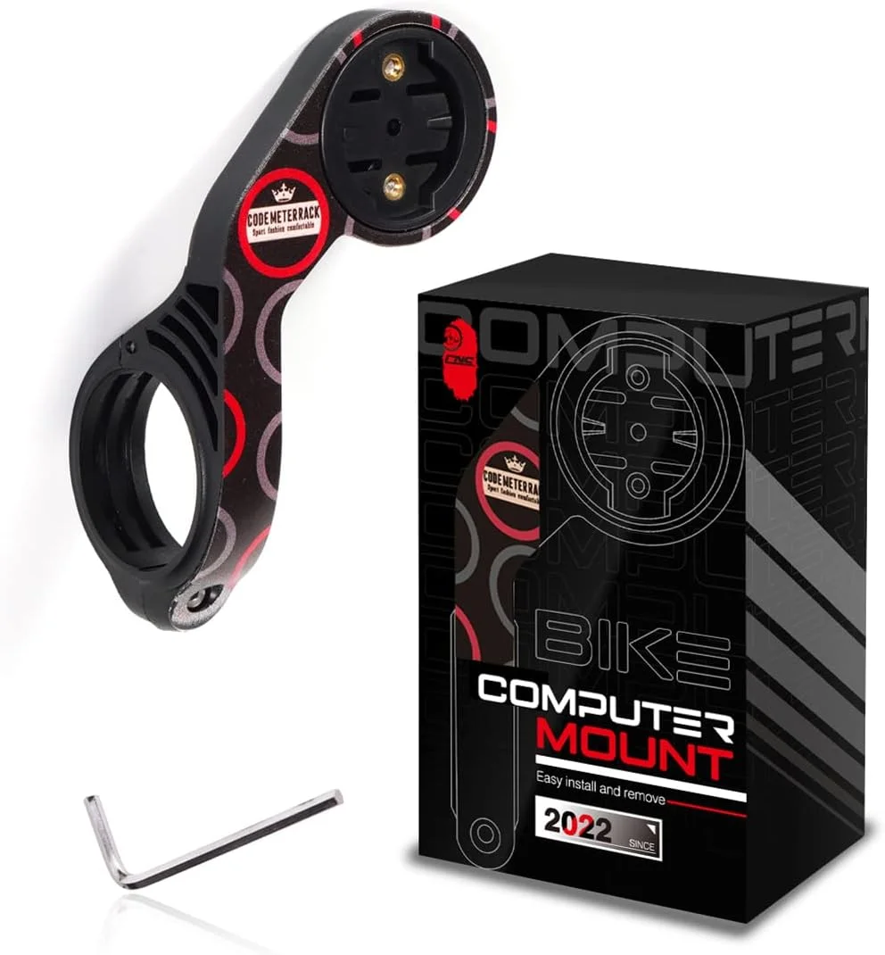 پایه CNC دوچرخه برای Garmin Edge 530, 830, 1030, 1000, 130, 200, 500, 510, 800, 810, 25، پایه کامپیوتر دوچرخه، پایه فرمان برای Garmin Edge 530/830/1000/1030/200