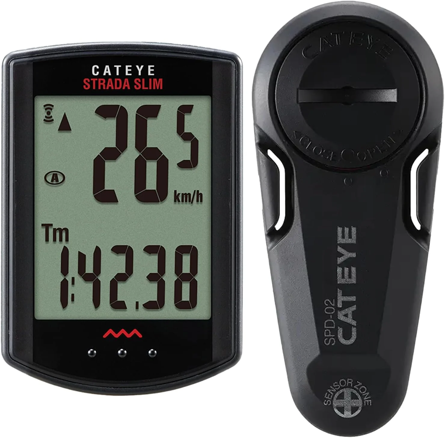 کامپیوتر دوچرخه سواری باریک جهانی CatEye Strada