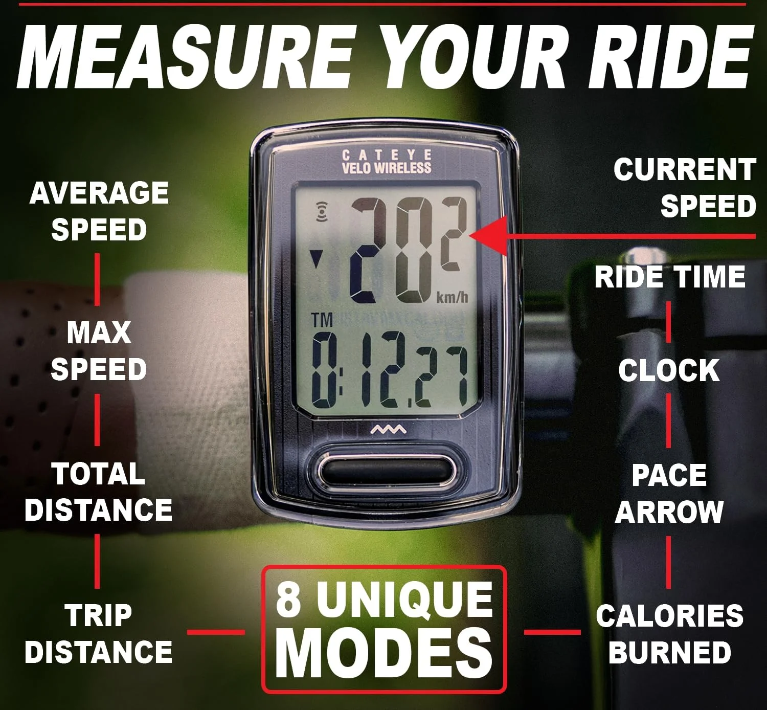 کامپیوتر دوچرخه بی سیم CATEYE, Velo