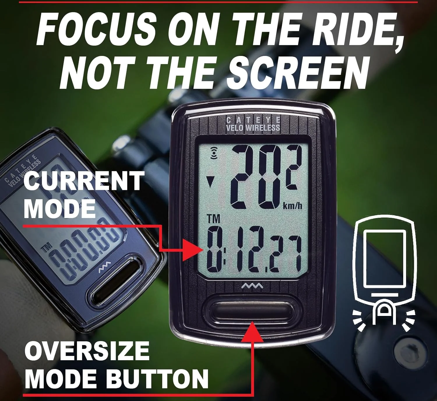 کامپیوتر دوچرخه بی سیم CATEYE, Velo