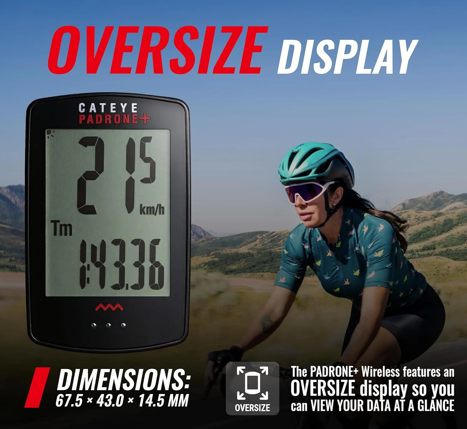 کامپیوتر دوچرخه بی سیم CATEYE - Padrone Plus