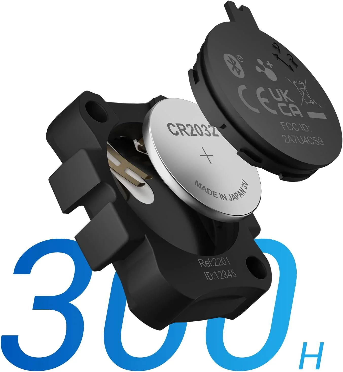 سنسور سرعت/ضربان MOOFIT، سنسور ضربان دوچرخه سواری بلوتوث ANT+، سنسور RPM بی سیم برای دوچرخه یا دوچرخه ثابت، سنسور سرعت و ضربان IP67 سازگار با Wahoo، Zwift، Rouvy، Peloton