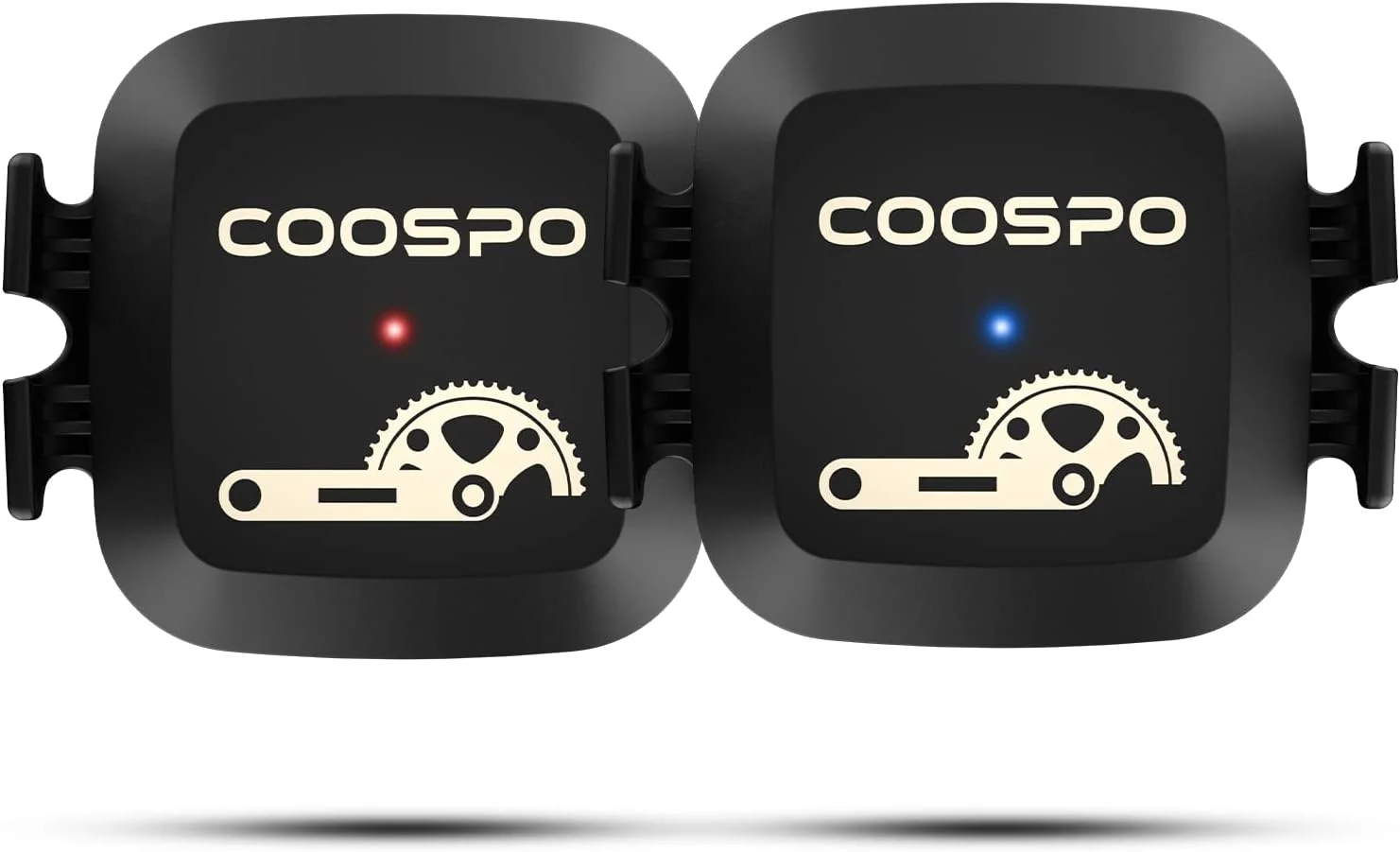 سنسور سرعت و دور پا دوچرخه سواری COOSPO - سنسور RPM دوچرخه بلوتوثی بی سیم ANT+ سازگار با IP67/Rouvy/Zwift/Peloton/Wahoo/CooSporide - برای کامپیوترهای دوچرخه سواری