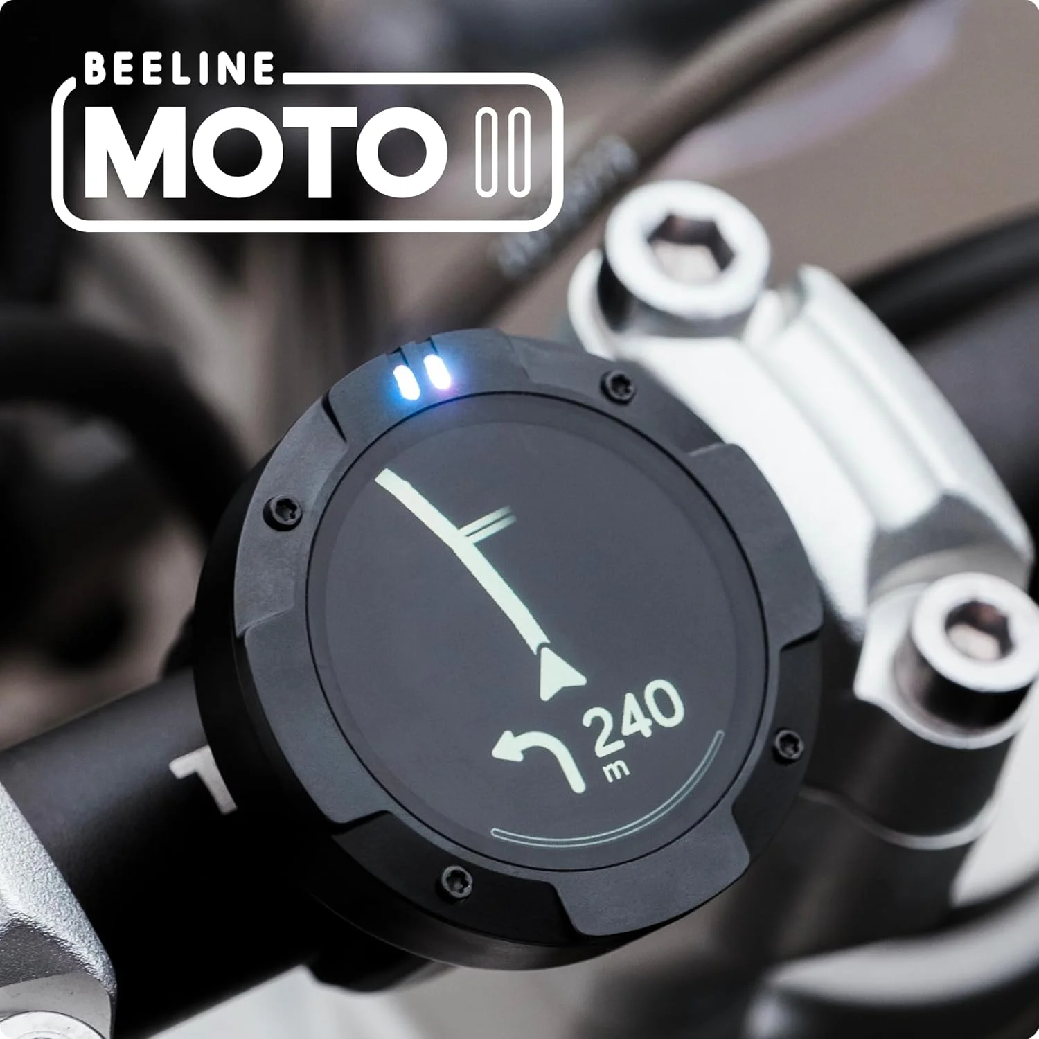 ردیاب موتورسیکلت Beeline Moto II - نسل جدید | طراحی جمع و جور، ساخت ضد آب، نمایشگر ساده و باتری 14 ساعته | مسیریاب موتورسیکلت مناسب برای ماجراجویی و رفت و آمدهای روزانه (مشکی)