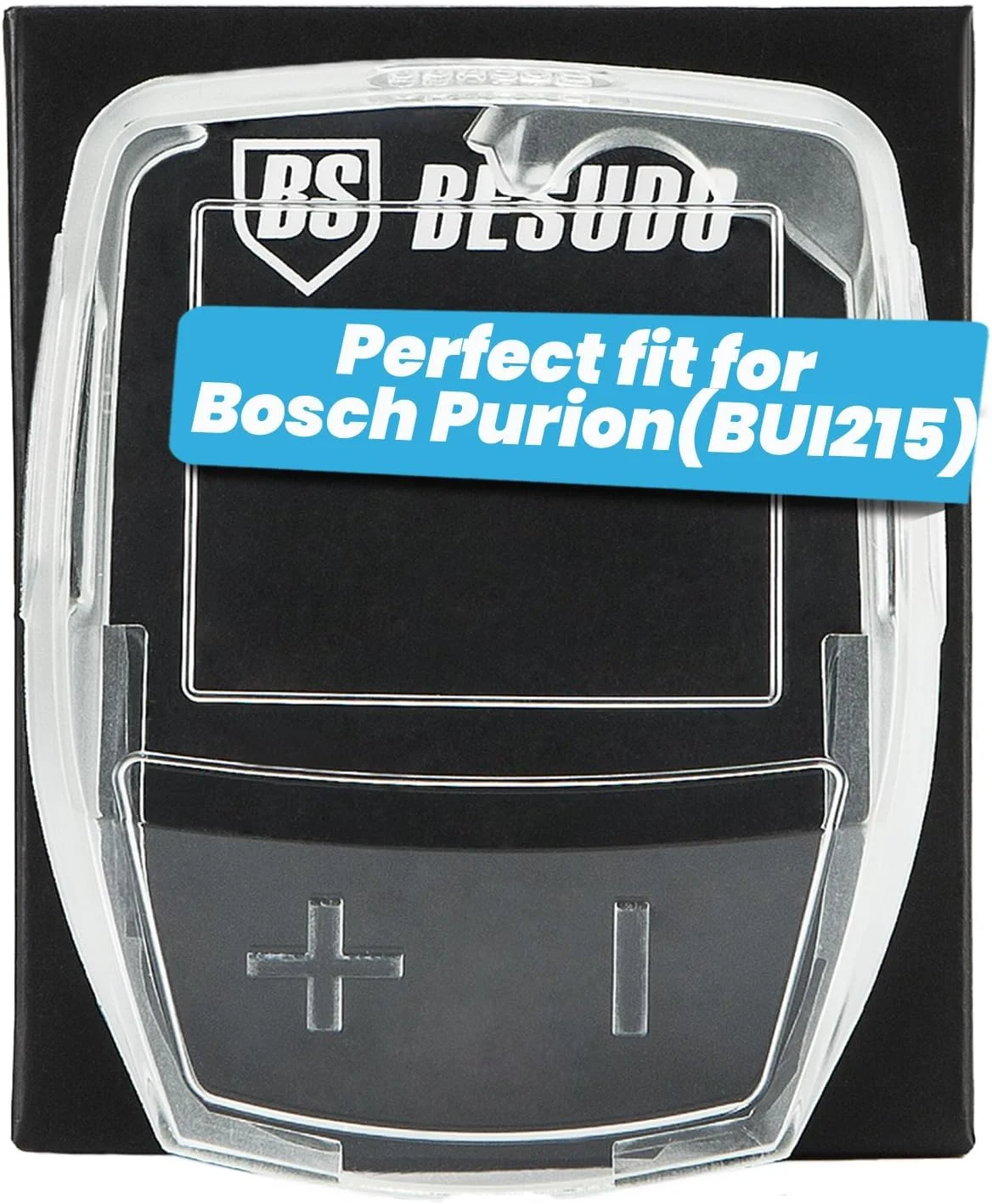 محافظ صفحه نمایش شفاف Besudo برای واحد کنترل Bosch Purion - [100% شفاف و ضد آب] - محافظ صفحه نمایش شفاف Bosch Intuvia - لوازم جانبی دوچرخه برقی به عنوان محافظت در برابر خراش/گرد و غبار/آب