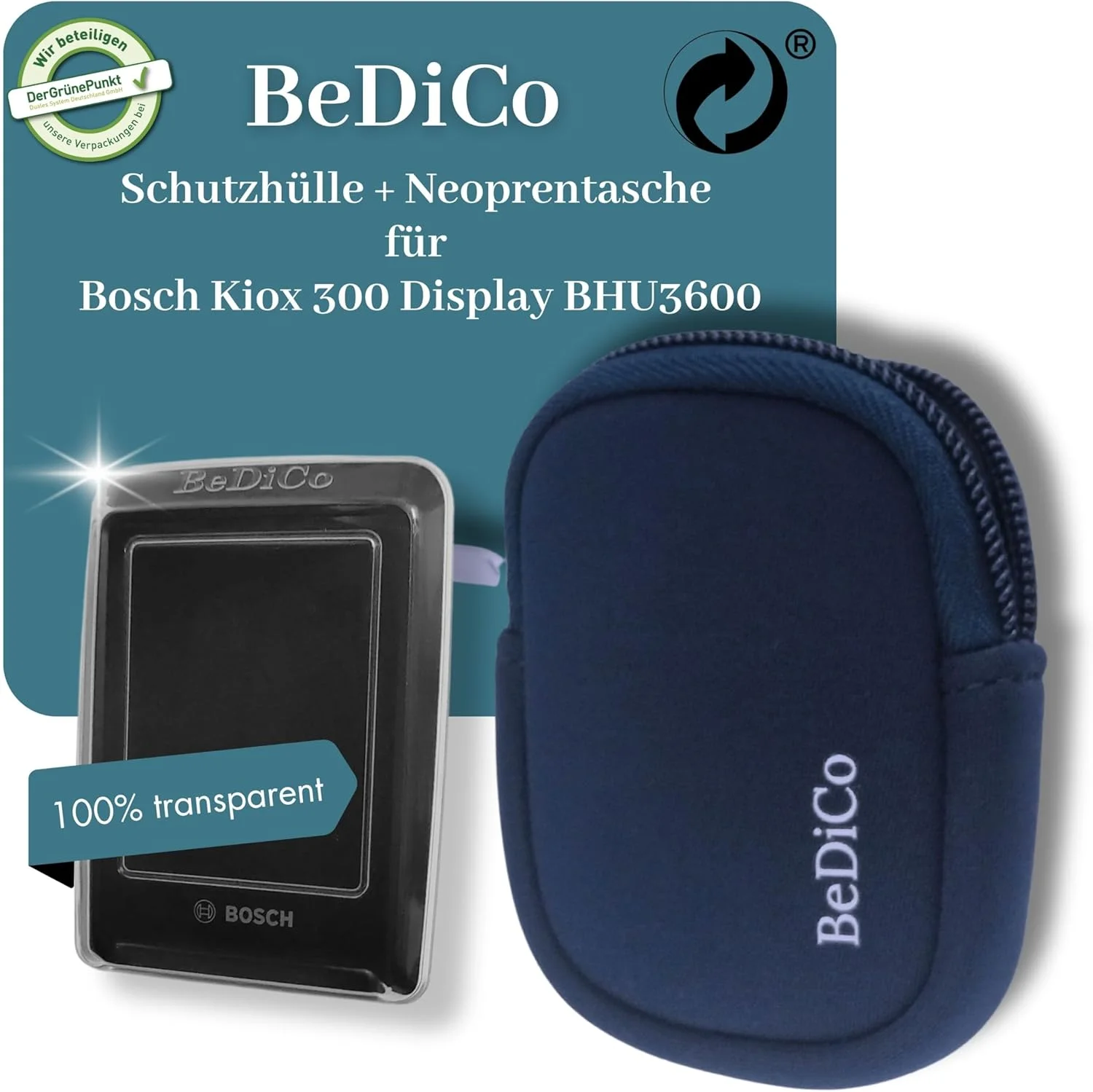 محافظ صفحه نمایش دوچرخه برقی مدل Kiox300 به همراه کیف نئوپرن