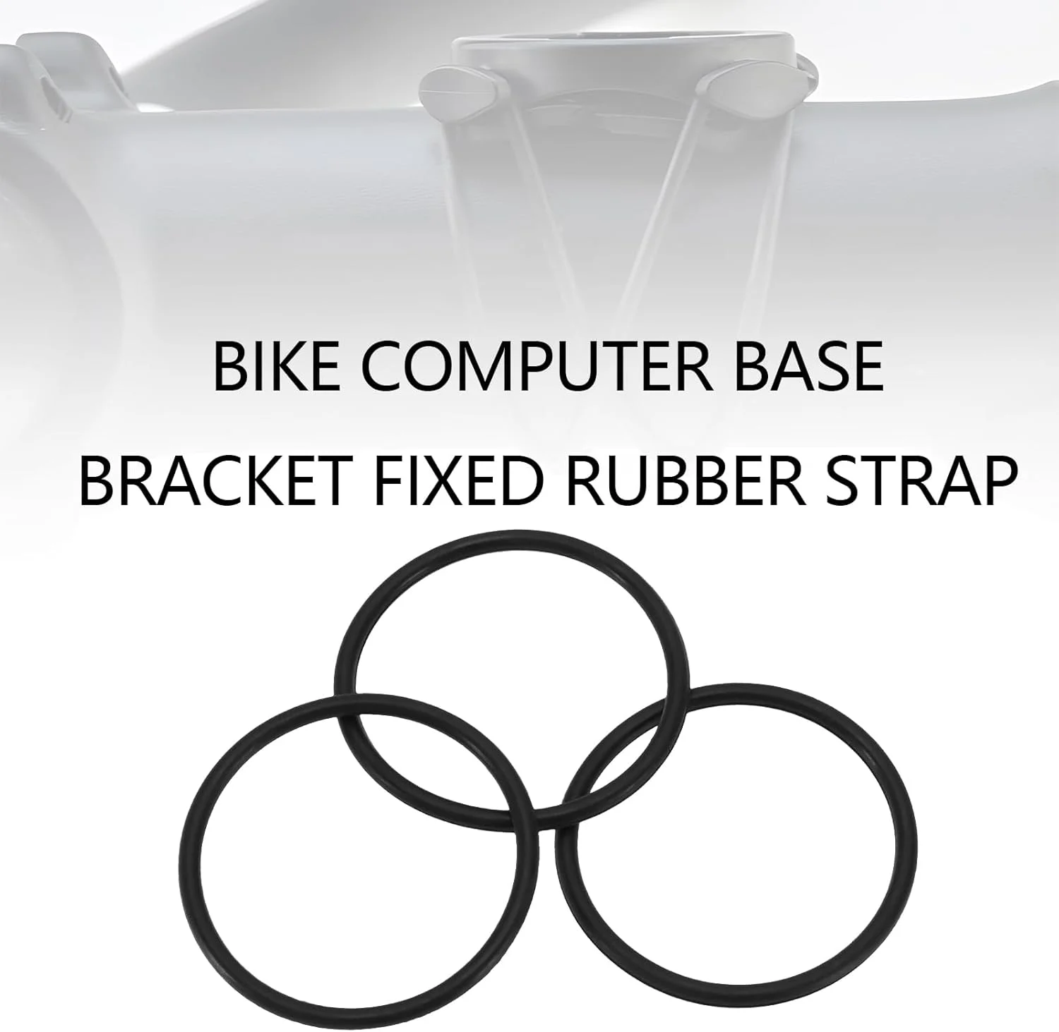 بسته 12 عددی حلقه های لاستیکی پایه دوچرخه، مجموعه حلقه های الاستیک سازگار با پایه های دوچرخه گردشی یک چهارم دور رهاسازی سریع گارمین برای لوازم جانبی دوچرخه سواری ورزشی