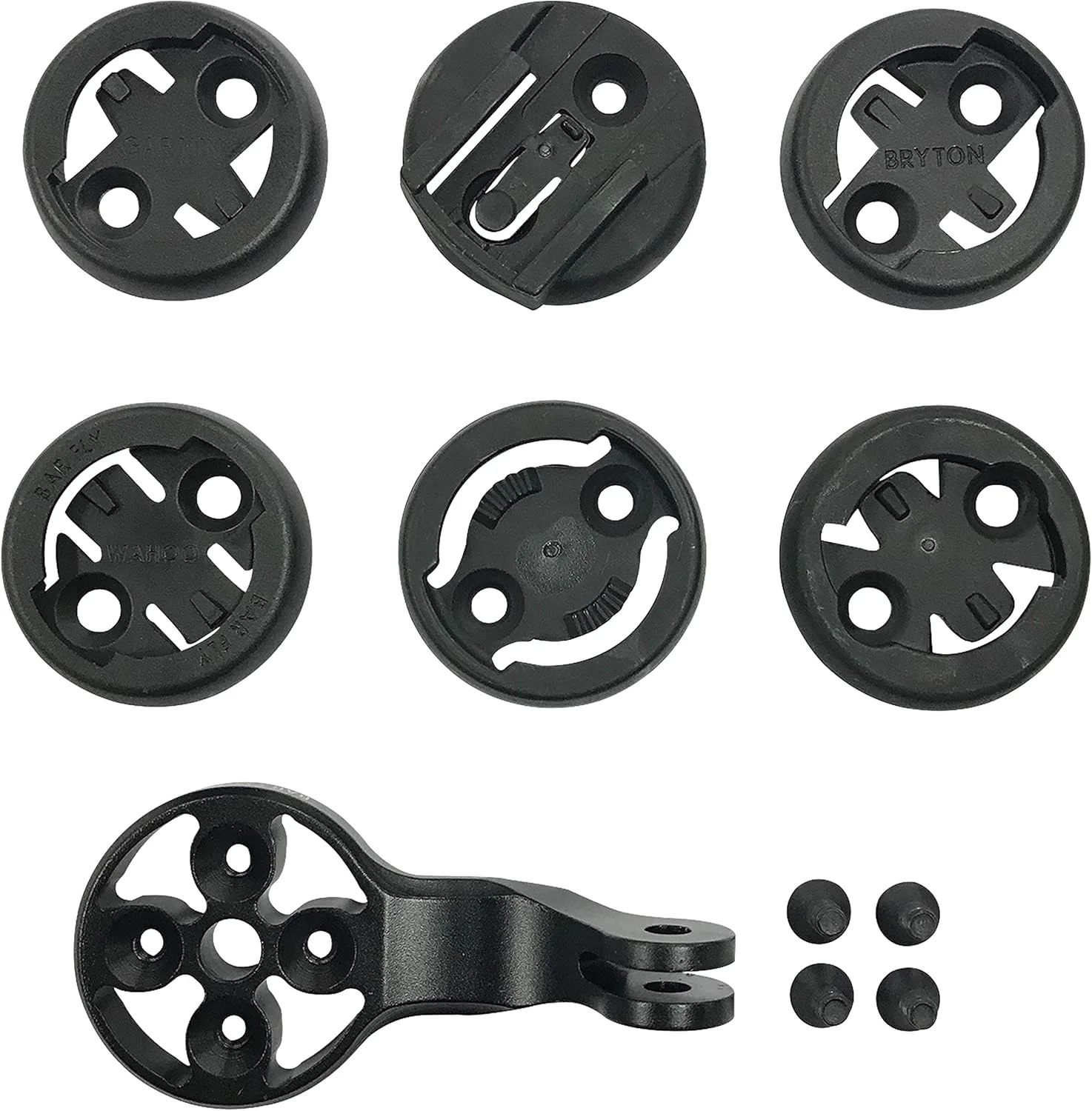 نگهدارنده لوازم جانبی آلومینیومی Bar Fly Race Flipper برای پایه های GoPro، شامل Trek Bontrager BLENDR. این نگهدارنده مستقیماً به پایه GoPro نصب شده روی دسته متصل می شود و کامپیوتر شما را در جلو و مرکز قرار می دهد و هیچ تداخلی با فرمان ندارد. بسته به اندازه کامپیوتر و فاصله کابل، می توان آن را به سمت بالا یا پایین چرخاند. Race Flipper با یک سر کامپیوتر Garmin نصب شده و همچنین سرهایی برای 5 برند محبوب دیگر کامپیوتر ارائه می شود. این نگهدارنده دارای زاویه دید قابل تنظیم است. پایه Race GoPro سازگار است اما شامل نمی شود. این نگهدارنده کامپیوتر (با توجه به فاصله کابل روی دوچرخه شما) با کامپیوترهای بزرگ مانند سری Garmin 1000 و Wahoo Elemnt به طور کلی سازگار است، آنها فقط در موقعیت "چرخانده شده به بالا" قرار می گیرند، کامپیوترهای کوچکتر، تا 3.5 اینچ طول، در موقعیت "چرخانده شده به پایین" قرار می گیرند، Garmin Edge Series 200, 500, 510, 520, 800, 810, 820, 1000, 1030, Touring, Watches 910XT, 920XT, Polar M450, M460, V650, Wahoo ELEMNT and BOLT, Mio 500, 505, 505HC, Cyclo 200, 205HC, 210, 315HC, 400, 405, 405HC, 505HC, 605HC, Magellan 315, 505, Cateye Wireless models Padrone, Strada, Micro, Velo, Bryton 100, 300, 310, 330, 530, 10, One, 410, Bryton Rider 60/ Rider 200/210 (Use Garmin head), Lezyne Micro, Mirco C, Mini, Macro, Super and SuperSE, Powertap Joule (سرهای کامپیوتر Lezyne و Powertap همراه با نگهدارنده های BF Race ارائه نمی شوند اما برای خرید در دسترس هستند) موارد موجود در جعبه: نگهدارنده Bar Fly Race Flipper، پیچ های نصب سر کامپیوتر، 6 سر کامپیوتر: Garmin، Wahoo، Cateye، Bryton، Polar، Mio، 2 پیچ نصب اضافی (M4x8mm سر تخت)، برای Race GoPro (پیچ های موجود در Race GoPro برای Flipper خیلی کوتاه هستند). از این نگهدارنده جلویی دوچرخه به عنوان نگهدارنده Wahoo یا نگهدارنده Garmin استفاده کنید. موارد موجود در جعبه نیست: پایه Trek Bontrager GoPro (نشان داده شده در عکس ها) - این یک مورد اختیاری از نمایندگی Trek یا Bontrager آنلاین شما است. با نگهدارنده بازتابنده که همراه دوچرخه است متفاوت است. بسته به مدل دسته، پایه های مختلف GoPro وجود دارد. نگهدارنده لوازم جانبی آلومینیومی Bar Fly Race Flipper برای پایه های GoPro، شامل Trek Bontrager BLENDR. این نگهدارنده مستقیماً به پایه GoPro نصب شده روی دسته متصل می شود و کامپیوتر شما را در جلو و مرکز قرار می دهد و هیچ تداخلی با فرمان ندارد. بسته به اندازه کامپیوتر و فاصله کابل، می توان آن را به سمت بالا یا پایین چرخاند. Race Flipper با یک سر کامپیوتر Garmin نصب شده و همچنین سرهایی برای 5 برند محبوب دیگر کامپیوتر ارائه می شود. این نگهدارنده دارای زاویه دید قابل تنظیم است. پایه Race GoPro سازگار است اما شامل نمی شود. این نگهدارنده کامپیوتر (با توجه به فاصله کابل روی دوچرخه شما) با کامپیوترهای بزرگ مانند سری Garmin 1000 و Wahoo Elemnt به طور کلی سازگار است، آنها فقط در موقعیت "چرخانده شده به بالا" قرار می گیرند، کامپیوترهای کوچکتر، تا 3.5 اینچ طول، در موقعیت "چرخانده شده به پایین" قرار می گیرند، Garmin Edge Series 200, 500, 510, 520, 800, 810, 820, 1000, 1030, Touring, Watches 910XT, 920XT, Polar M450, M460, V650, Wahoo ELEMNT and BOLT, Mio 500, 505, 505HC, Cyclo 200, 205HC, 210, 315HC, 400, 405, 405HC, 505HC, 605HC, Magellan 315, 505, Cateye Wireless models Padrone, Strada, Micro, Velo, Bryton 100, 300, 310, 330, 530, 10, One, 410, Bryton Rider 60/ Rider 200/210 (Use Garmin head), Lezyne Micro, Mirco C, Mini, Macro, Super and SuperSE, Powertap Joule (سرهای کامپیوتر Lezyne و Powertap همراه با نگهدارنده های BF Race ارائه نمی شوند اما برای خرید در دسترس هستند) موارد موجود در جعبه: نگهدارنده Bar Fly Race Flipper، پیچ های نصب سر کامپیوتر، 6 سر کامپیوتر: Garmin، Wahoo، Cateye، Bryton، Polar، Mio، 2 پیچ نصب اضافی (M4x8mm سر تخت)، برای Race GoPro (پیچ های موجود در Race GoPro برای Flipper خیلی کوتاه هستند). از این نگهدارنده جلویی دوچرخه به عنوان نگهدارنده Wahoo یا نگهدارنده Garmin استفاده کنید. موارد موجود در جعبه نیست: پایه Trek Bontrager GoPro (نشان داده شده در عکس ها) - این یک مورد اختیاری از نمایندگی Trek یا Bontrager آنلاین شما است. با نگهدارنده بازتابنده که همراه دوچرخه است متفاوت است. بسته به مدل دسته، پایه های مختلف GoPro وجود دارد.