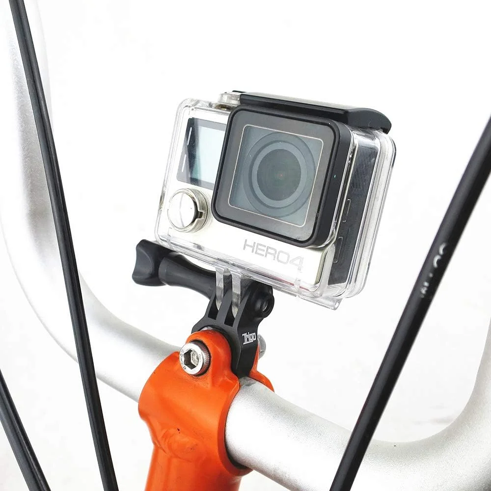 نگهدارنده دوربین دوچرخه Aceoffix Trigo، مناسب برای دوچرخه تاشو Brompton، دوربین ورزشی Garmin Gopro و لوازم جانبی دوچرخه Wahoo
