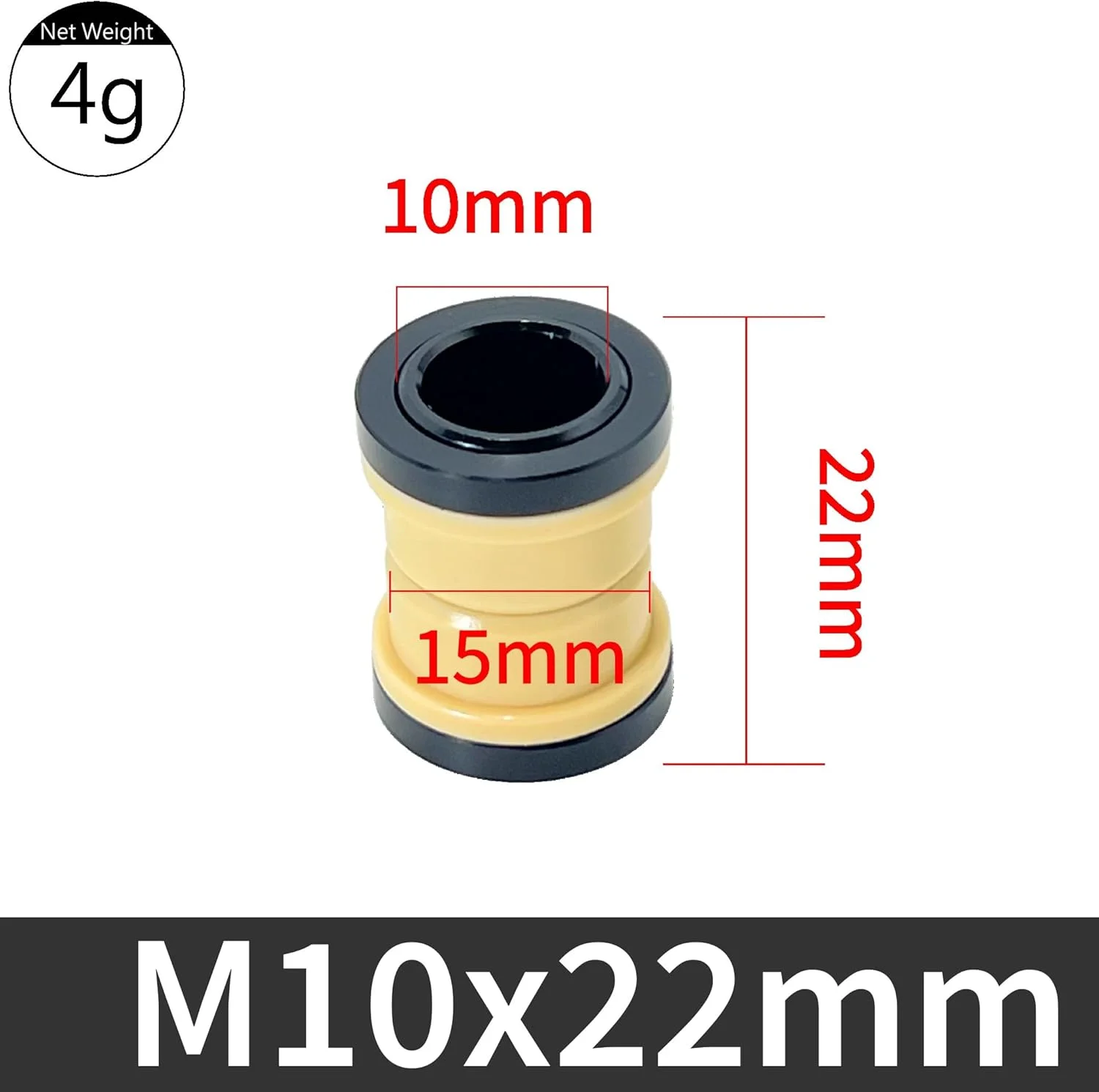 اتصالات نصب کمک فنر عقب VOLARE با بوشینگ IGUS DU - سازگار با Fox، RockShox، Ohlins، Marzocchi، DVO، X-Fusion، DNM، DSM و غیره، نسخه M10 اتصالات نصب کمک فنر عقب VOLARE با بوشینگ IGUS DU - سازگار با Fox، RockShox، Ohlins، Marzocchi، DVO، X-Fusion، DNM، DSM و غیره، نسخه M10