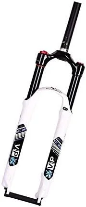 دوشاخ جلوی دوچرخه 26 اینچی قفل شانه ای، دوشاخ جلوی دوچرخه 28.6 میلی متری تعلیق گازی ترمز دیسکی، ابزار قطعات دوچرخه، مشکی(سفید)